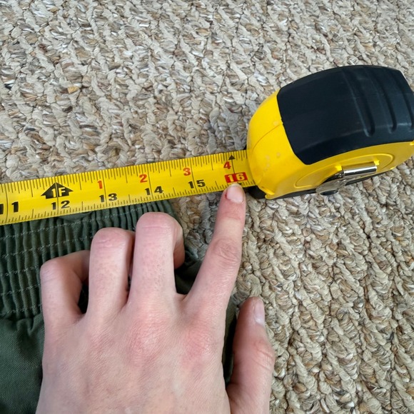 NWT Urban Renewal Urban Outfitters Olive Green Linen Tiered Mini Skirt Women's S - Picture 6 of 8